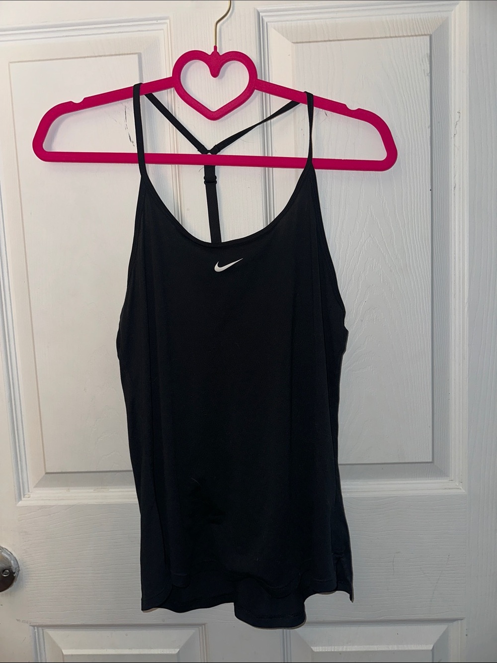 Nike Black Slim-Strap Performance Tank Top